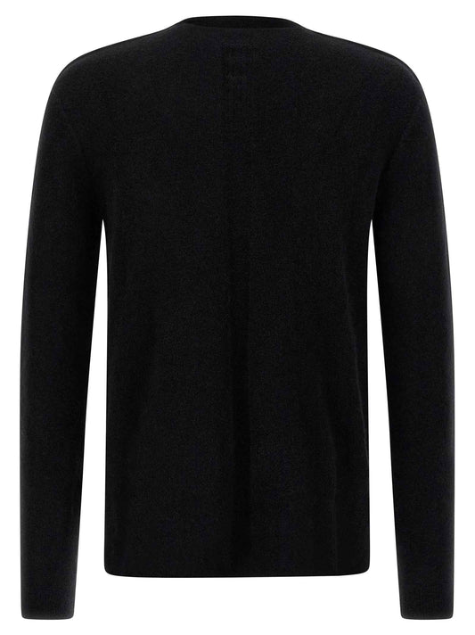 Black Wool Cardigan