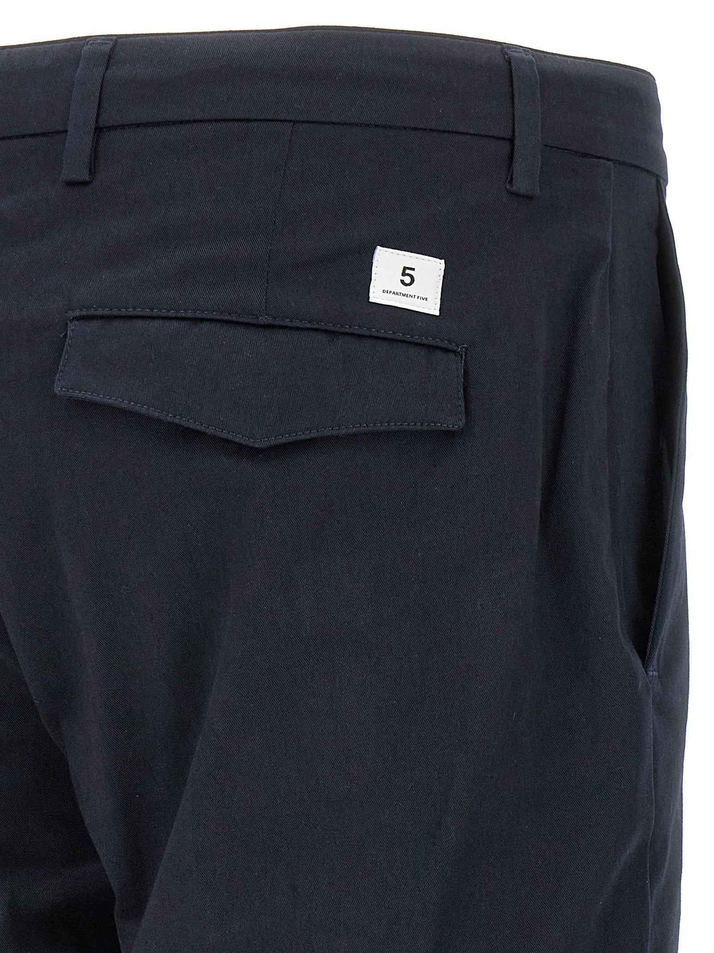 Gray Cotton Cropped Pants