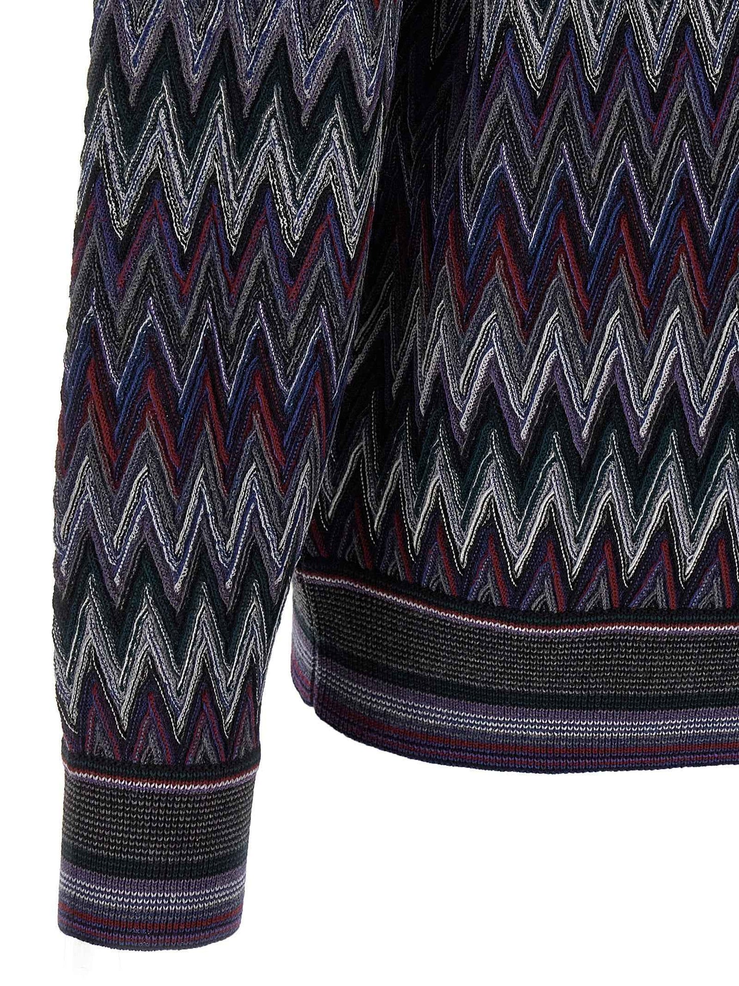 Blue Wool Cardigan