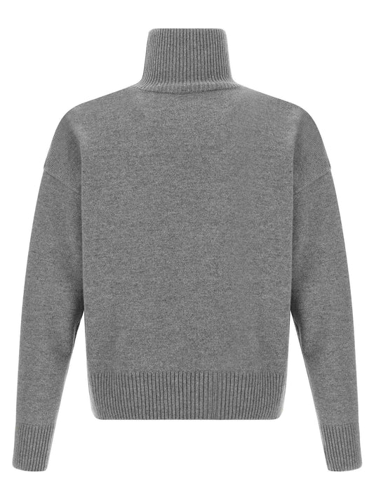 Gray Wool Cardigan