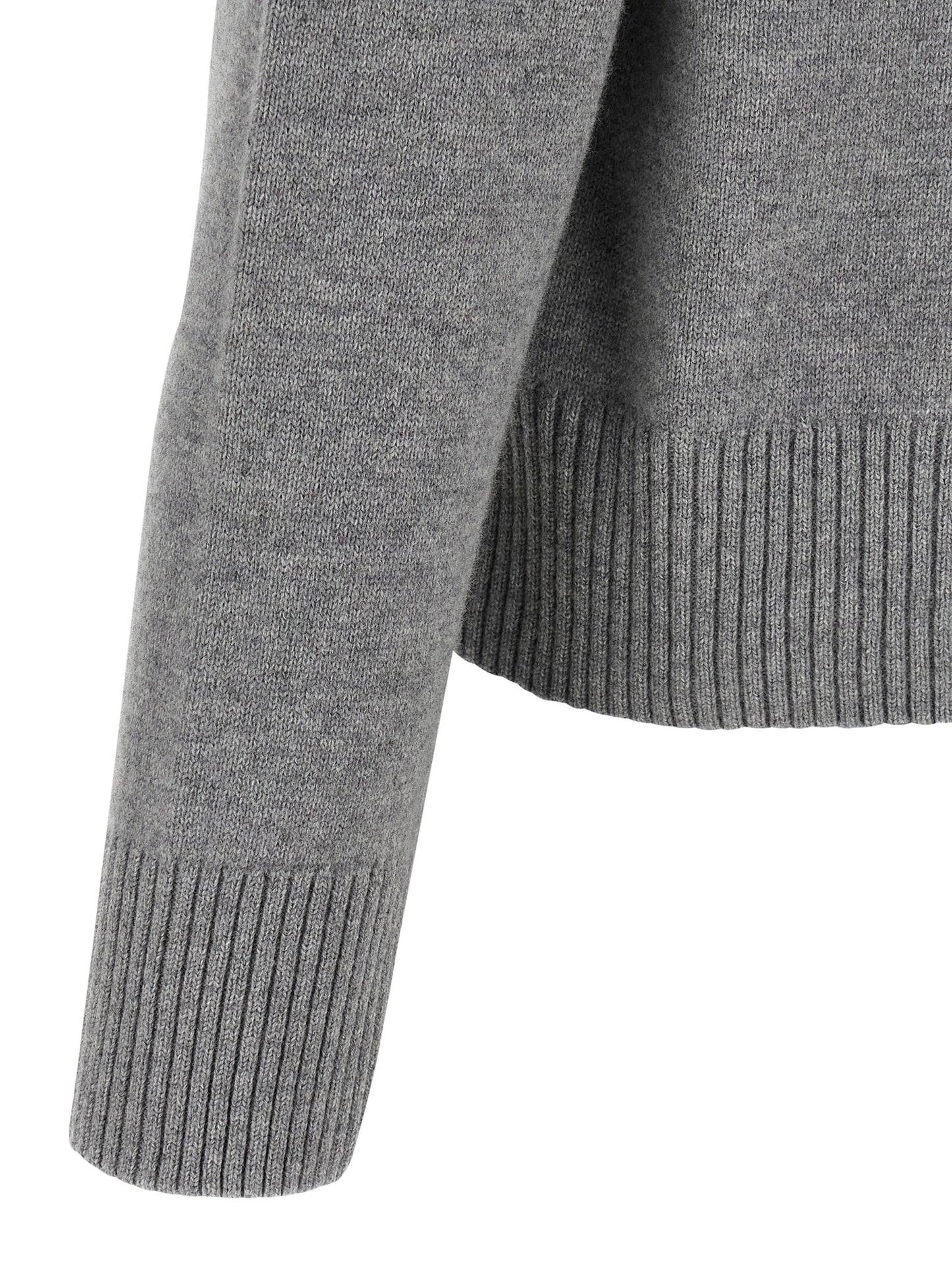 Gray Wool Cardigan
