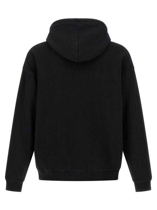 Black Cotton Sweatshirt