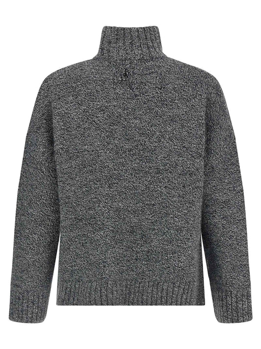 Gray Wool Cardigan