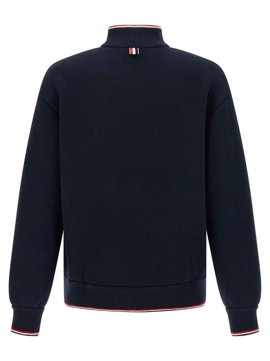 Blue Cotton Sweatshirt