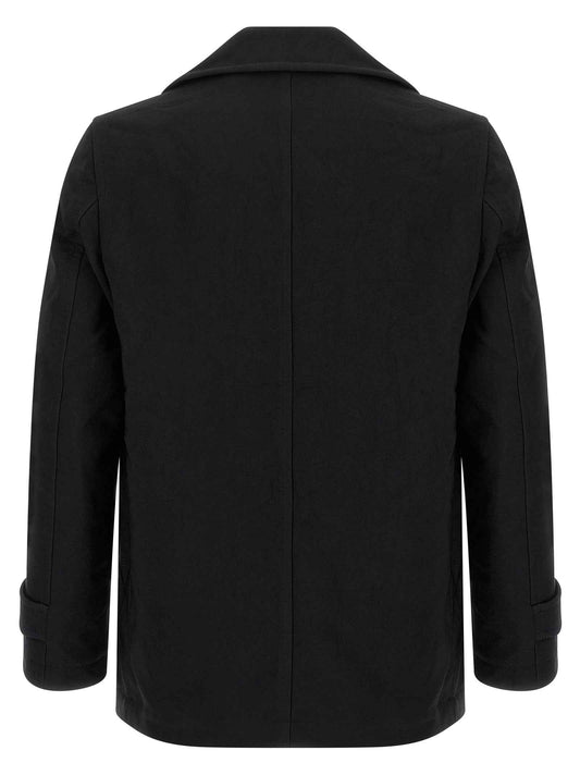 Black Polyester Coat