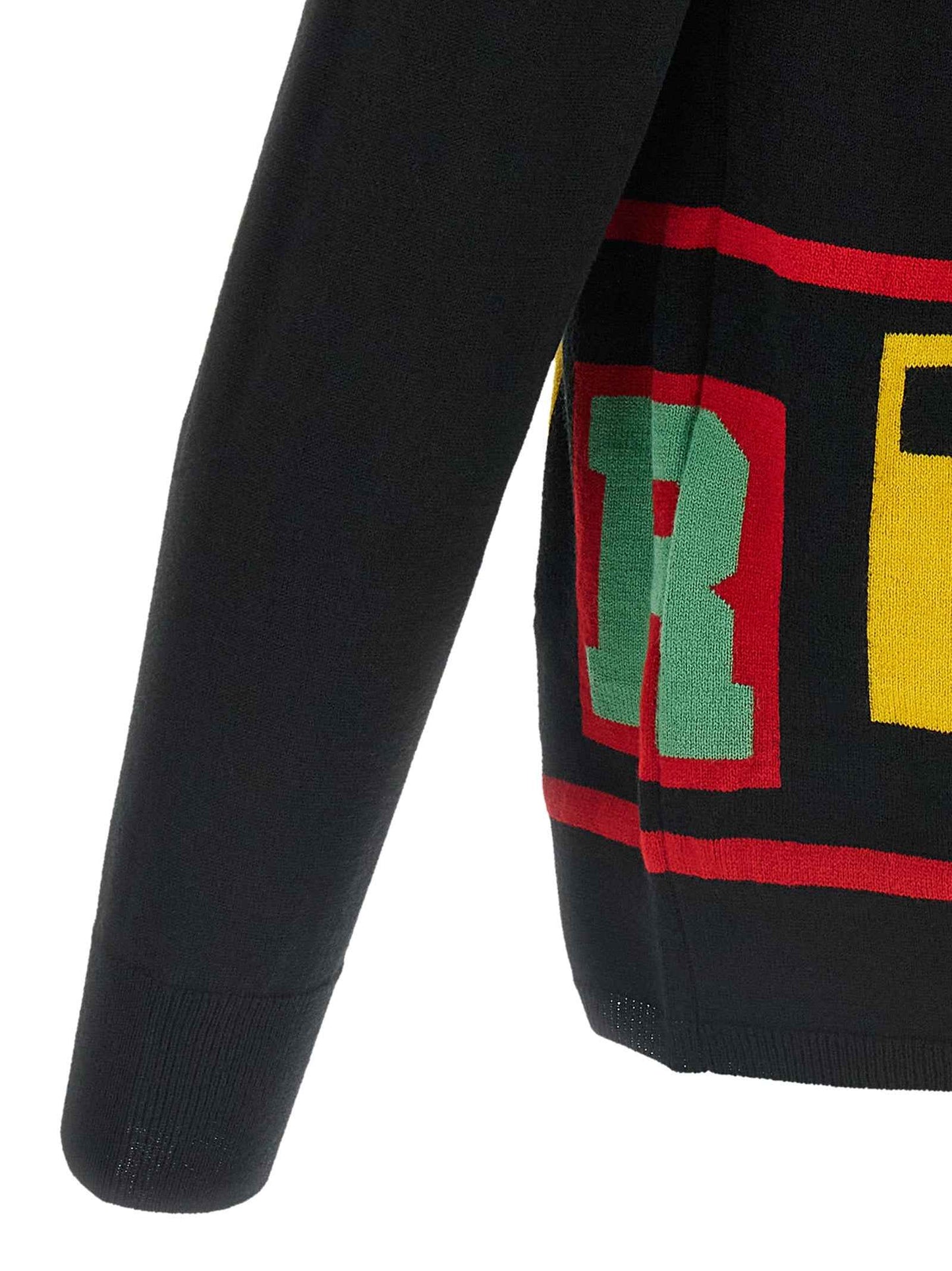 Black Acetate Cardigan