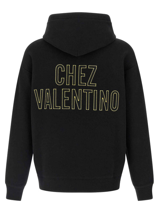 Black Cotton Sweatshirt