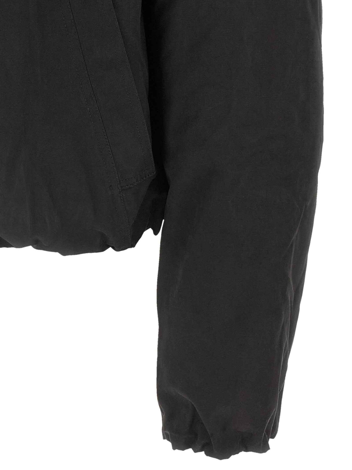 Black Polyester Shell Jacket