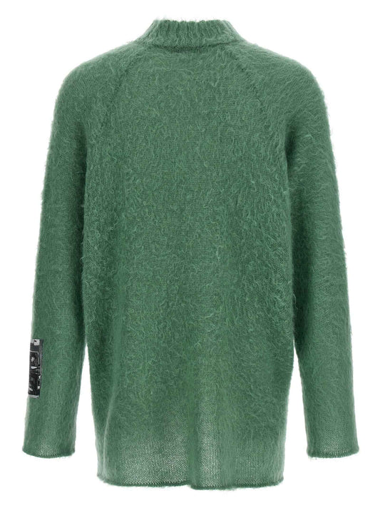 Bicolor Wool Cardigan