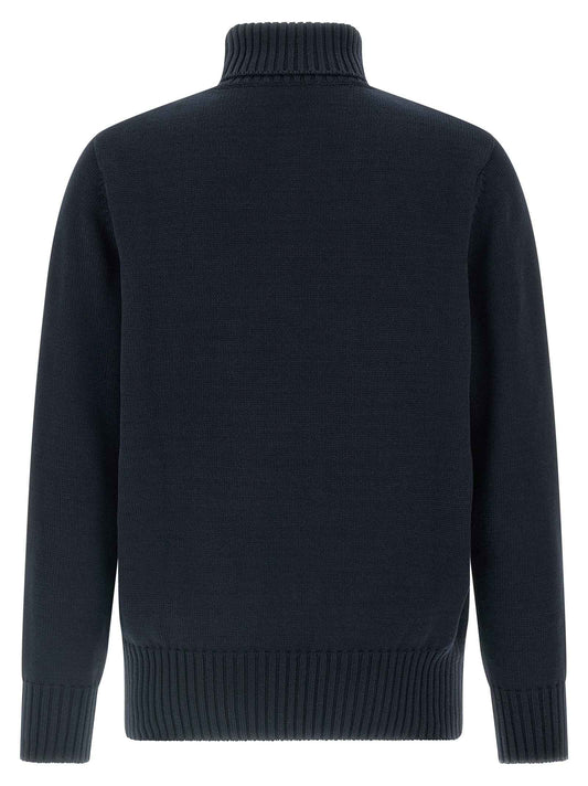 Blue Cotton Cardigan