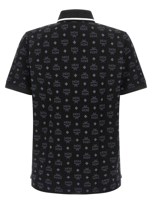 Black Cotton Polo Shirt
