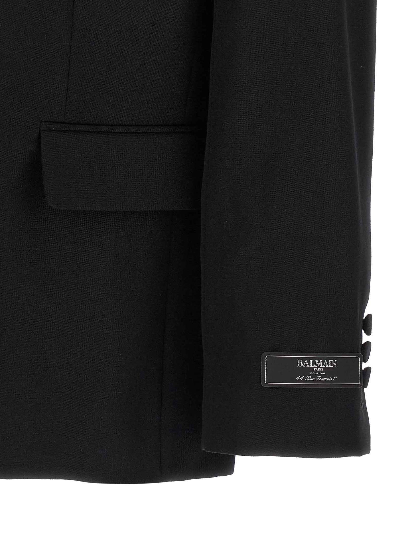 Black Virgin Wool Blazer