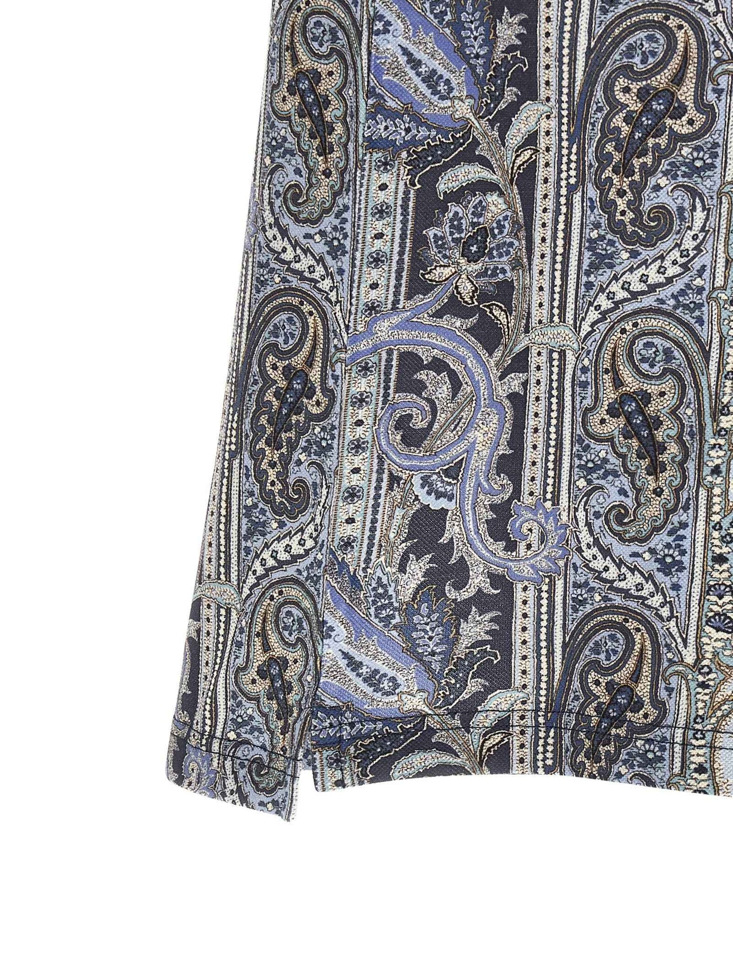 Blue Cotton Polo Shirt