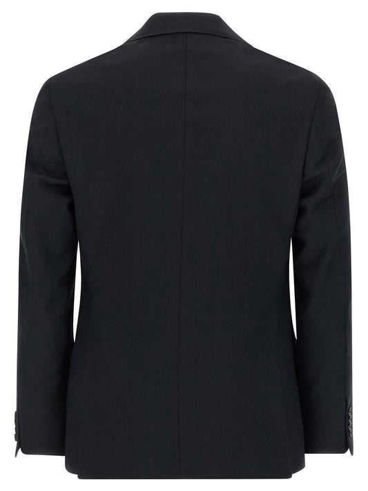 Blue Wool Two-Piece Suit