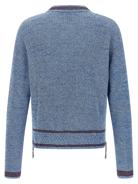 Blue Cotton Cardigan