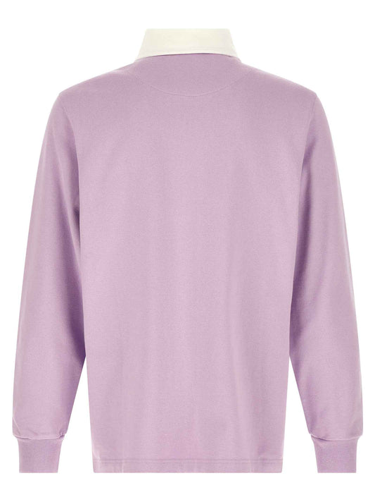 Purple Cotton Polo Shirt