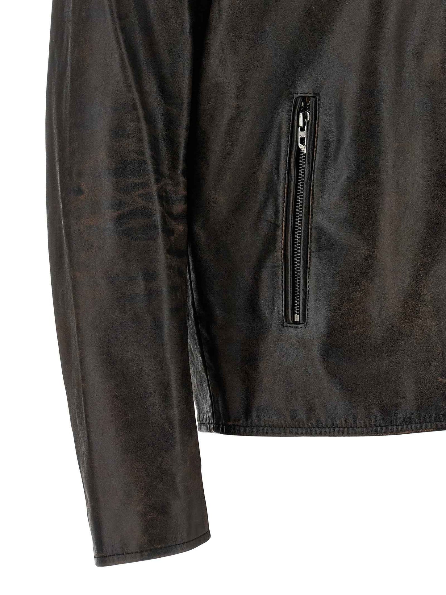Brown Cowhide Leather Jacket