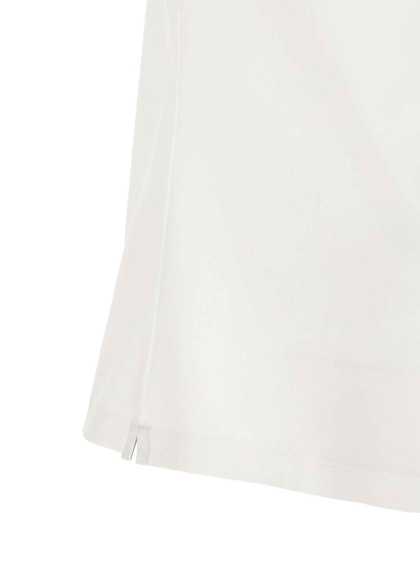 White Cotton Polo Shirt