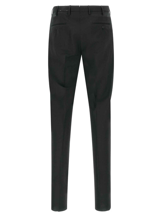 Black Virgin Wool Dress Pants