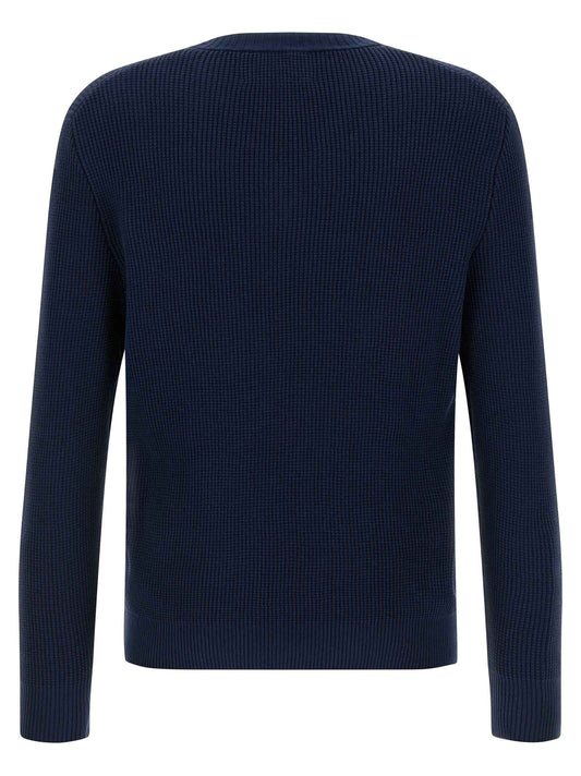 Blue Cotton Cardigan