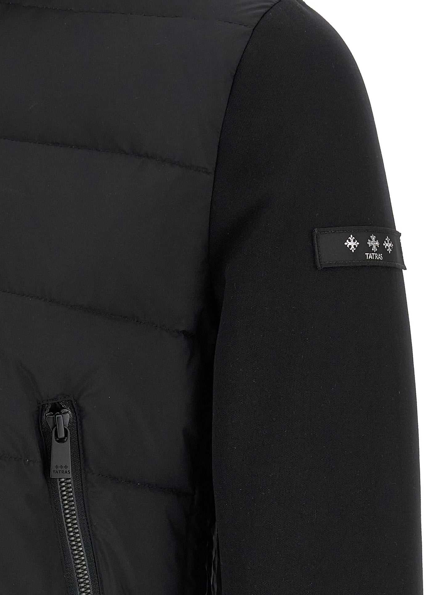 Black Nylon Full-Length Jacket