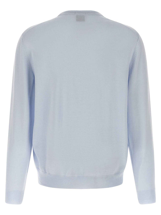 Blue Virgin Wool Cardigan