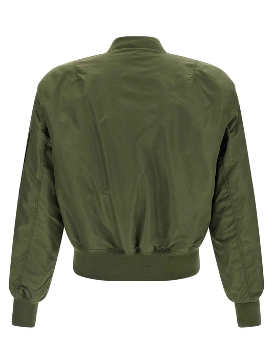 Bicolor Nylon Bomber