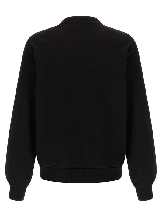 Black Cotton Sweatshirt
