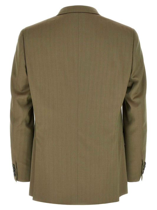 Bicolor Wool Two-Piece Suit