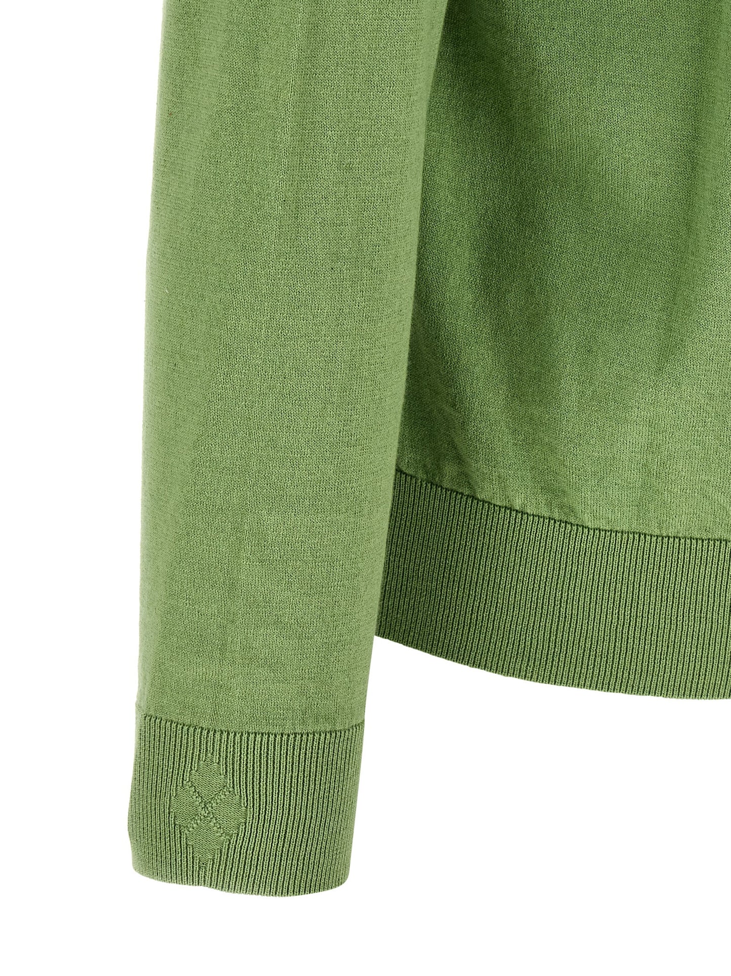 Bicolor Cotton Cardigan