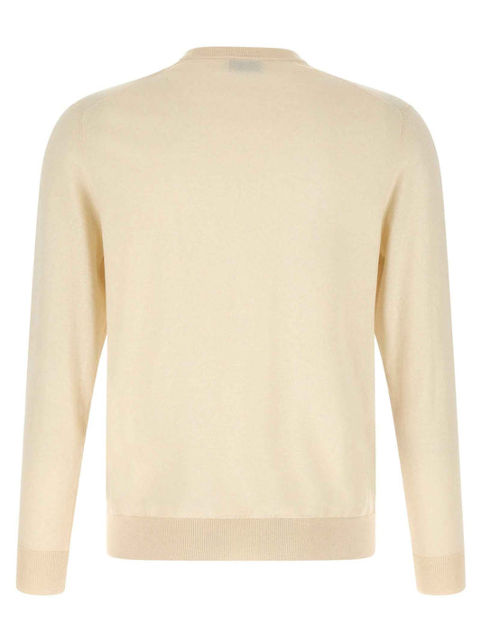 Beige Cotton Cardigan