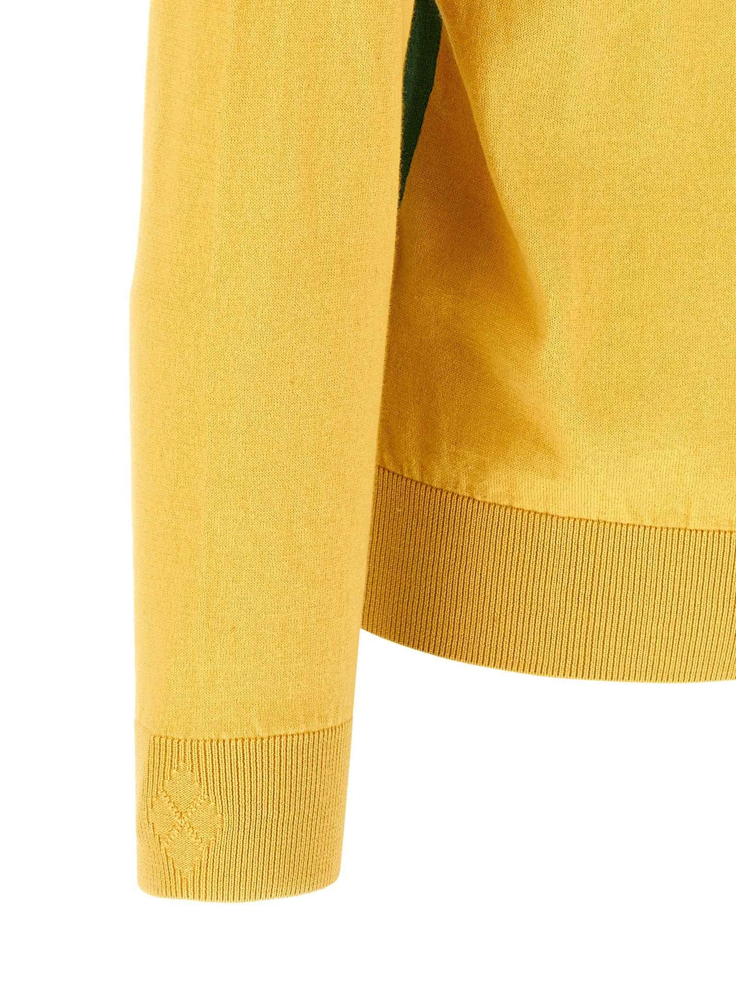 Bicolor Cotton Cardigan