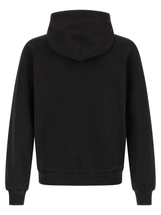 Black Cotton Sweatshirt