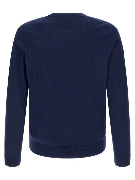 Blue Cotton Cardigan