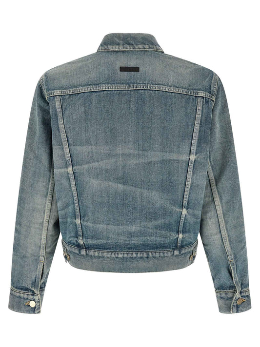 Blue Cotton Denim Jacket
