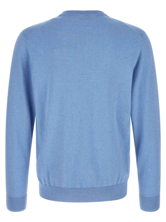 Blue Cotton Cardigan