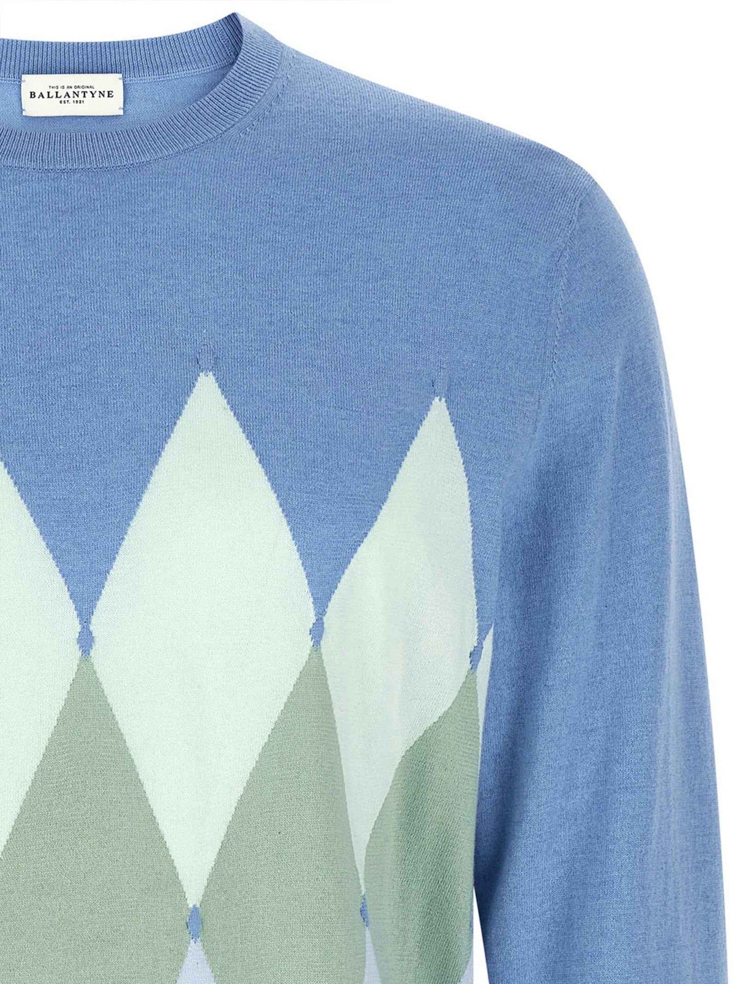 Blue Cotton Cardigan