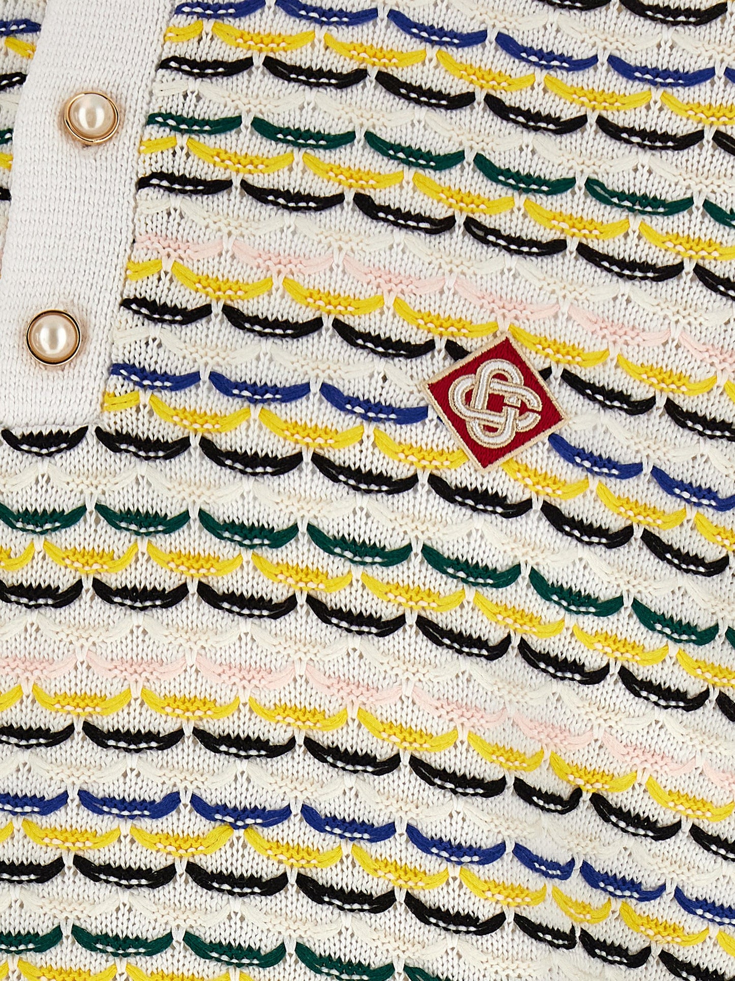 Multicolor Cotton Polo Shirt