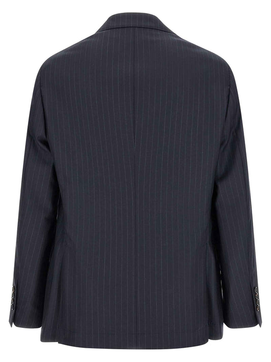 Blue Virgin Wool Blazer