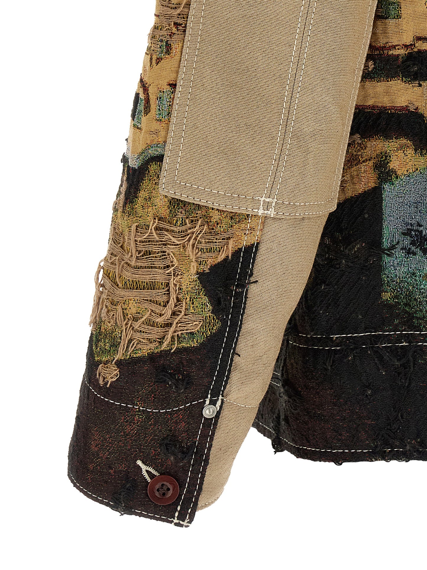 Multicolor Polyester Jacket