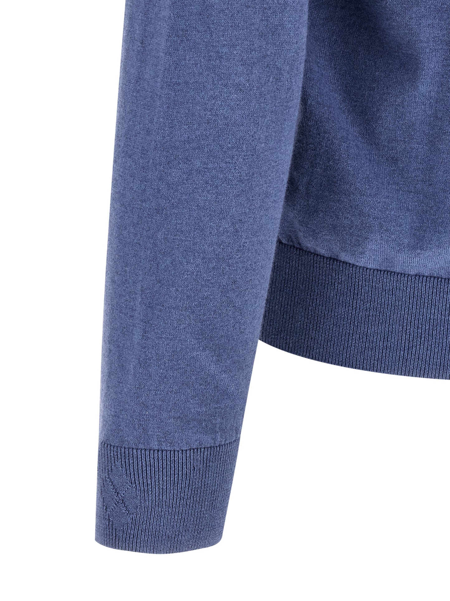 Blue Cotton Cardigan