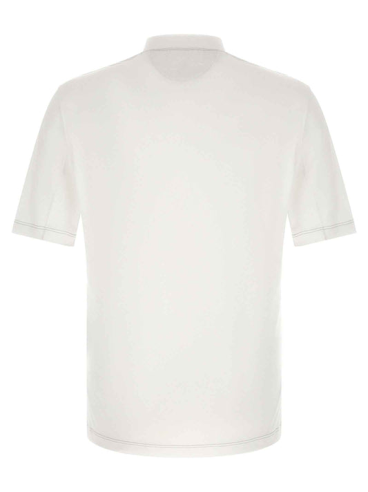 White Polyamide T-Shirt