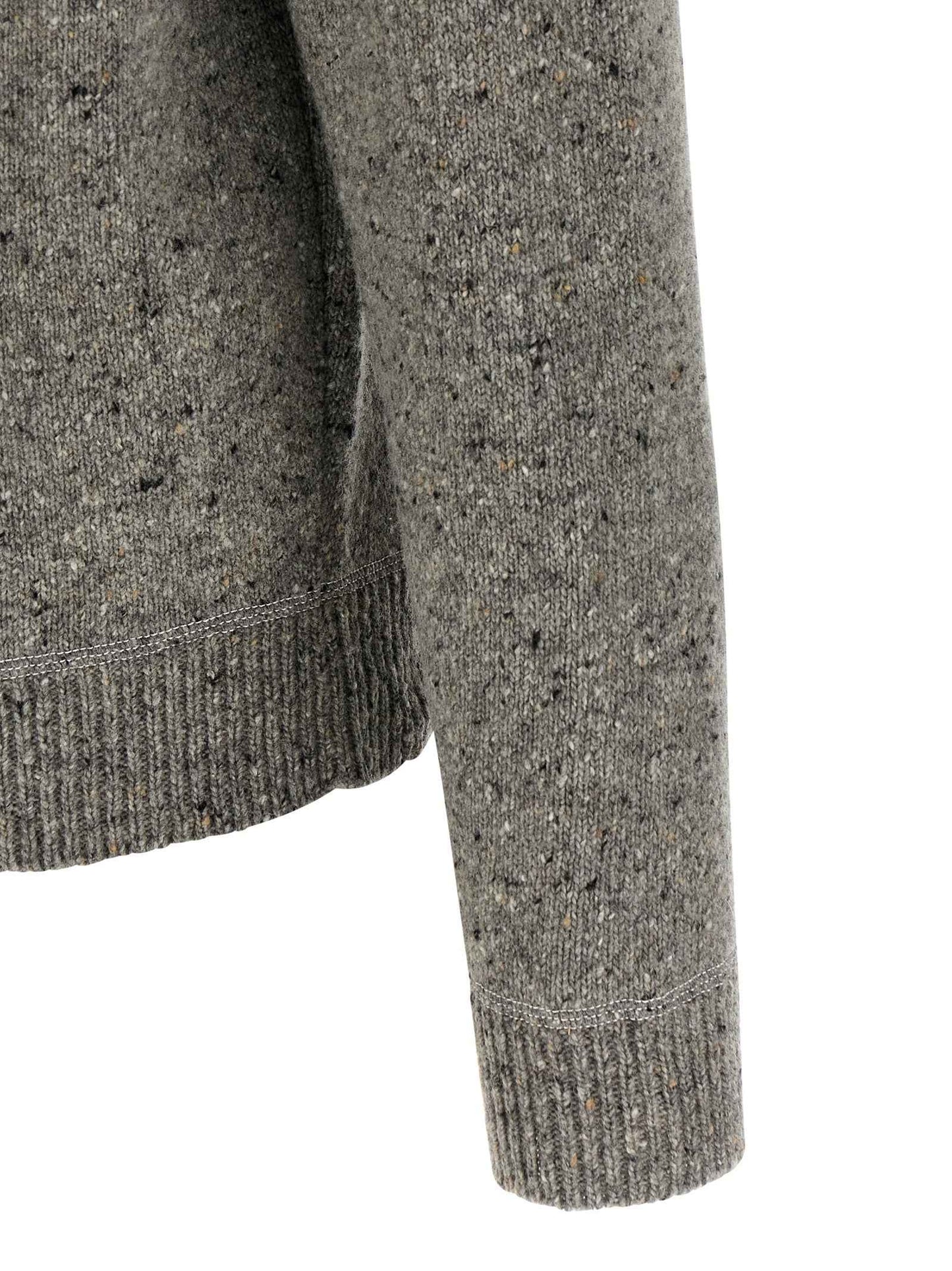 Gray Wool Cardigan