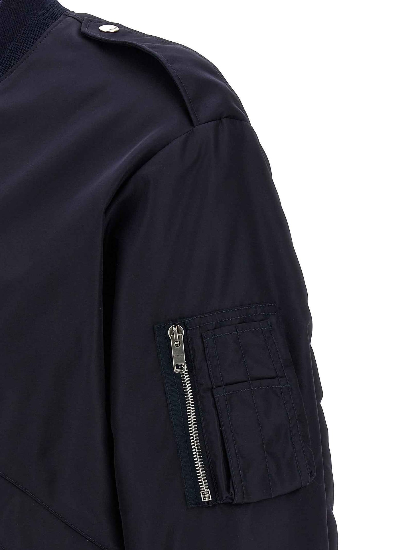 Blue Polyamide Bomber