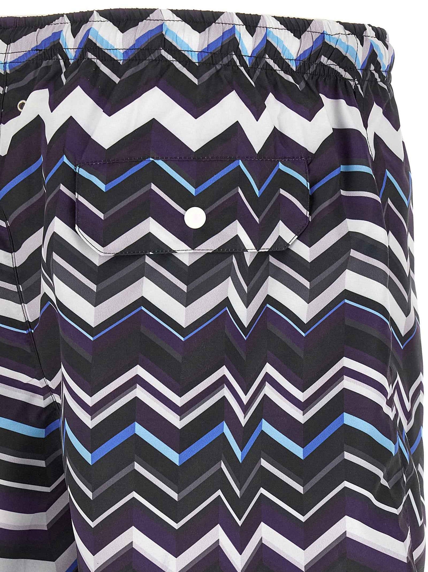 Multicolor Polyester Swim Shorts