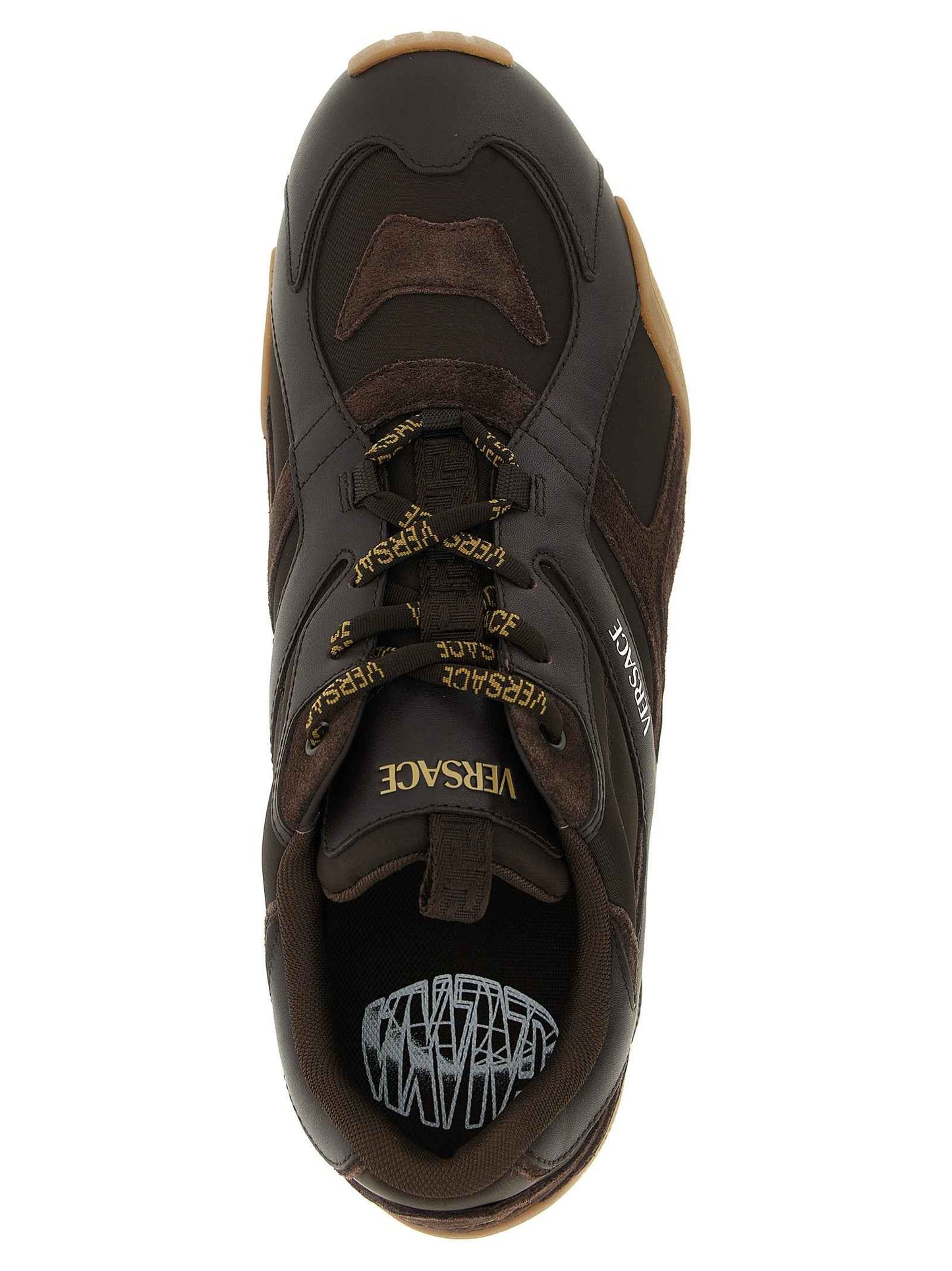 Brown Calfskin Athletic Sneakers