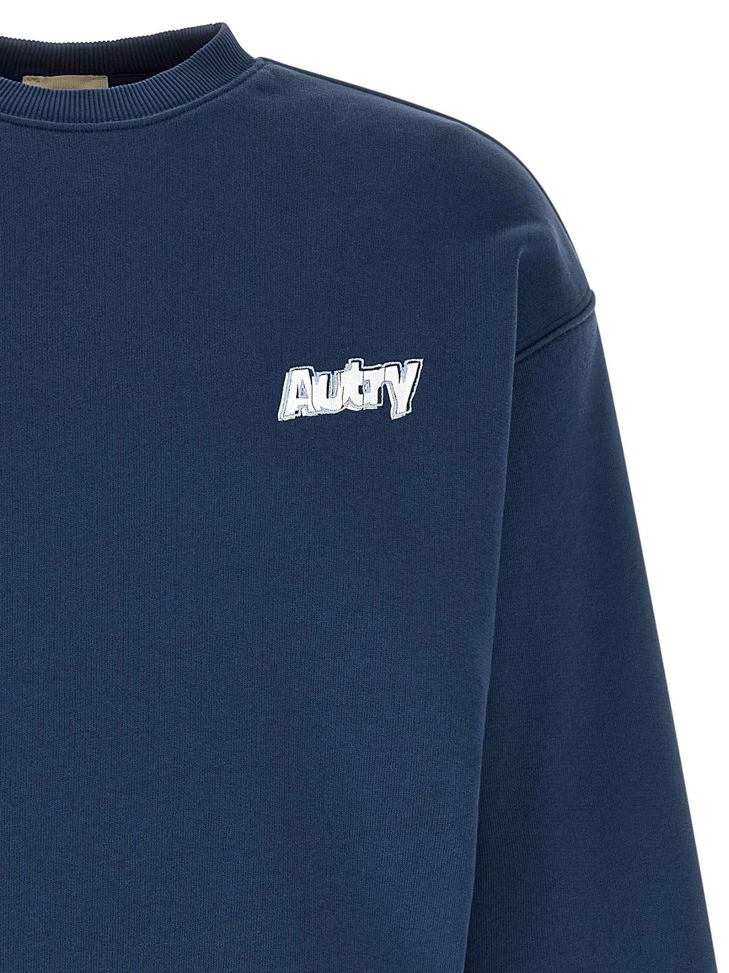 Blue Cotton Sweatshirt