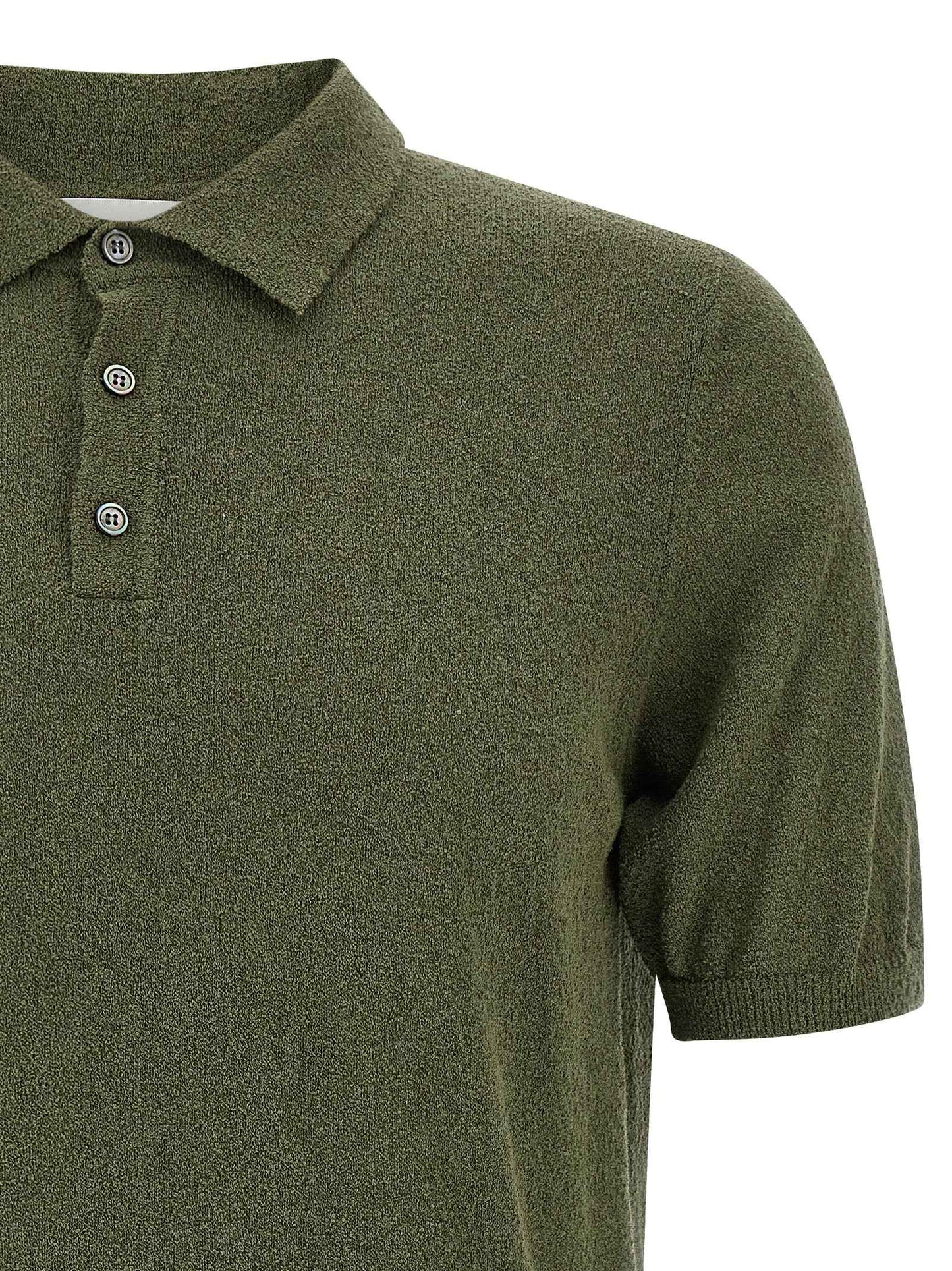 Bicolor Cotton Polo Shirt