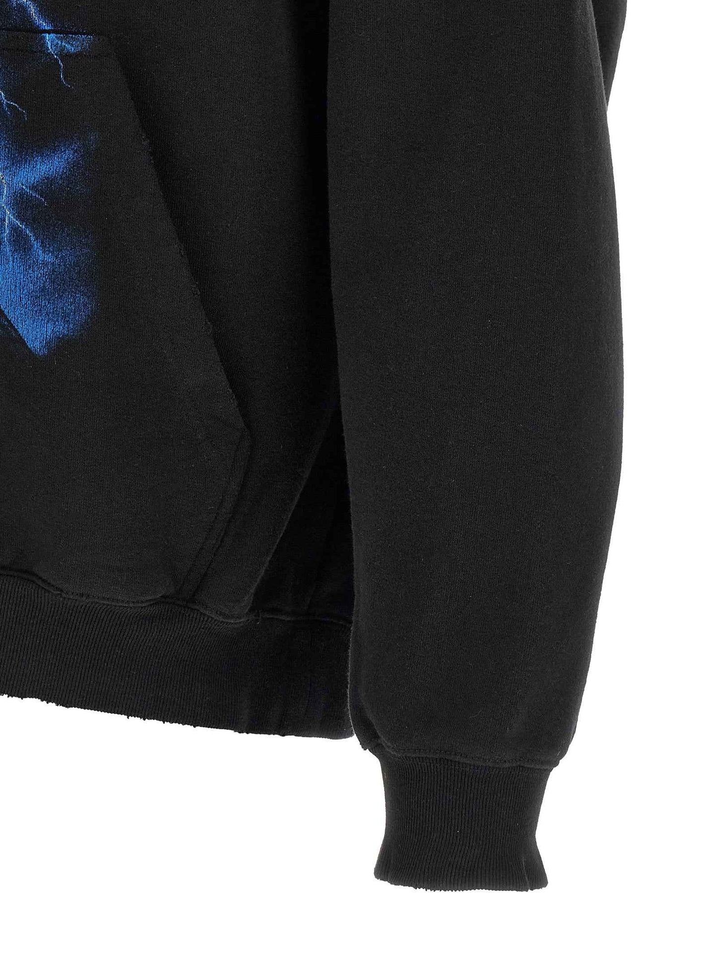 Black Cotton Sweatshirt