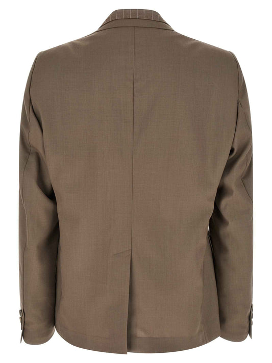 Beige Wool Blazer